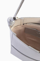 İnce Askılı Ortası Dikişli Çanta - Gri TUGBA