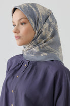 İzel Twill İpek Eşarp - Bulut TUGBA