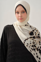 Jakar Desenli Triko Detaylı Tunik - Siyah TUGBA