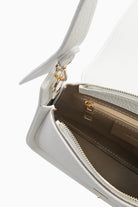 Kapağı Desenli Çanta - Beyaz TUGBA