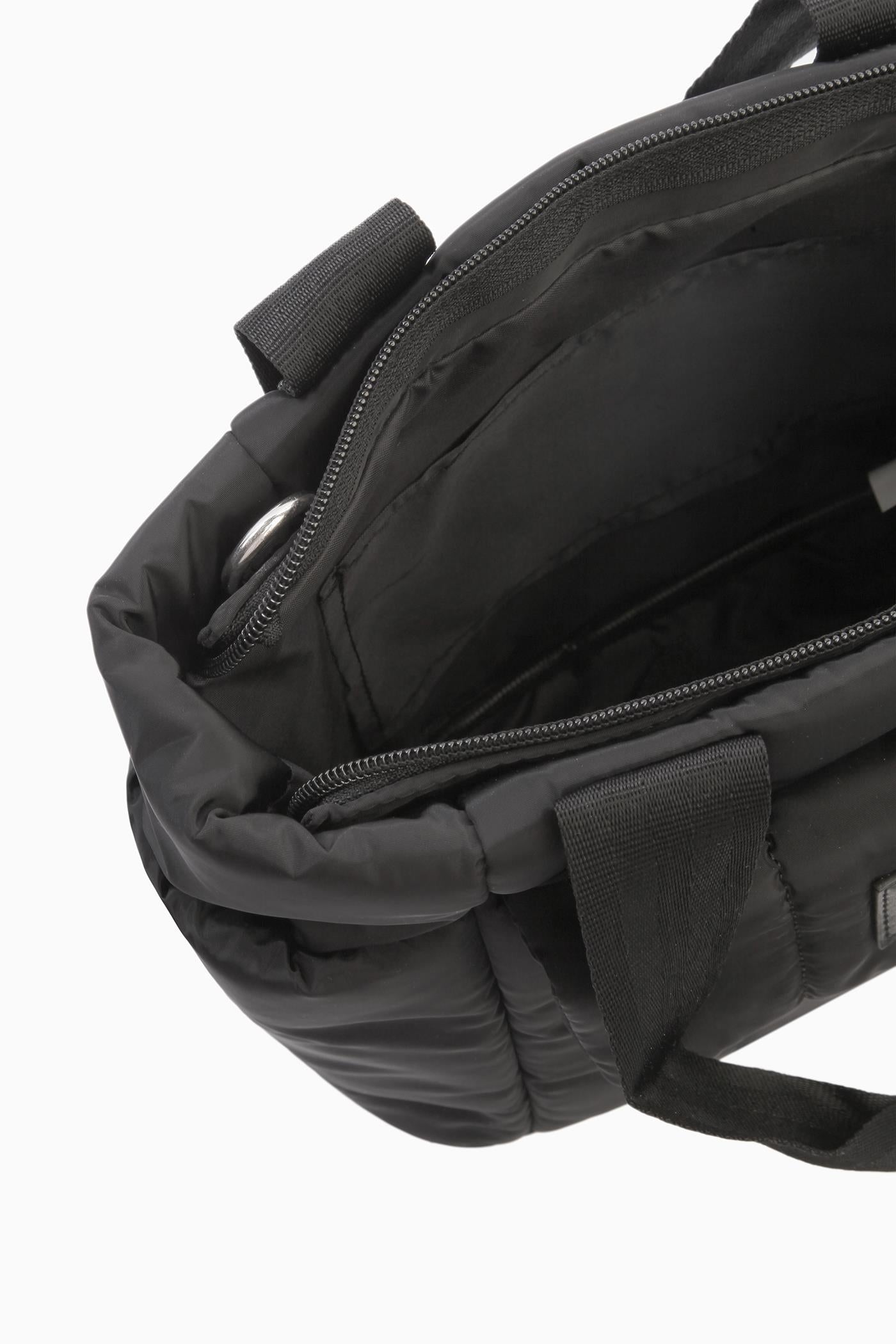 Kapitone Tote Çanta - Siyah TUGBA