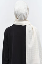 Kazayağı Desen Viskon Şal - Ekru TUGBA