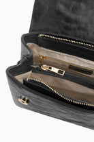 Kemer Detaylı Çanta - Siyah TUGBA