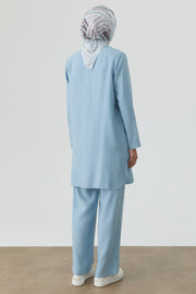 Kesik Detaylı Pantolon - Aqua TUGBA