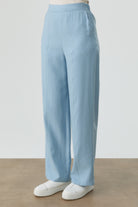 Kesik Detaylı Pantolon - Aqua TUGBA