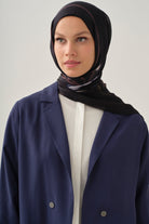 Kollar Bant Detaylı Yırtmaçlı Ceket - Lacivert TUGBA