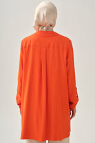 Kollar Bant Detaylı Yırtmaçlı Ceket - Mercan TUGBA