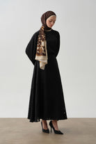 Kolları Pliseli Bluz - Siyah TUGBA