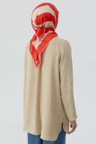 Kolu Bant Detaylı Süs Düğmeli Ceket - Su Yeşili TUGBA