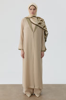 Kombinli Tunik Takım - Bej TUGBA