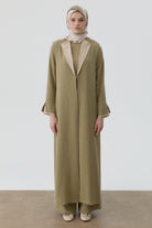 Kombinli Tunik Takım - Olive TUGBA