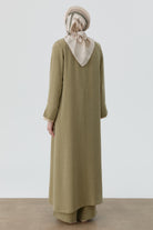 Kombinli Tunik Takım - Olive TUGBA