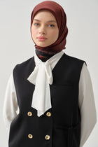Kruvaze Mini Yelek - Siyah TUGBA