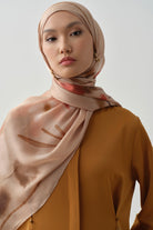 Letafet Şifon İpek Şal - Vizon TUGBA