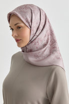 Belva Twill İpek Eşarp - Lila TUGBA