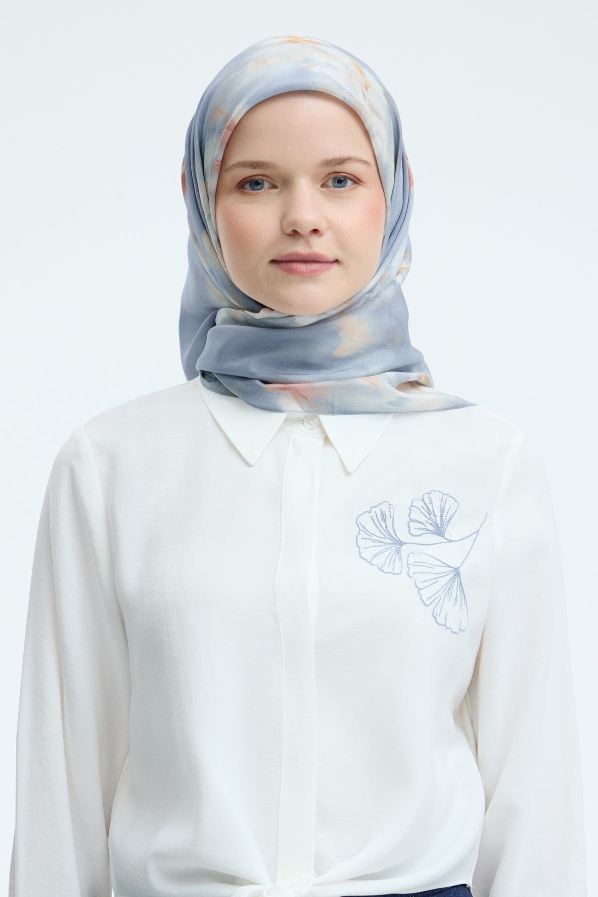 Rüya Lyocell Karışım Natural Eşarp - Lila