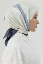 Mana Twill İpek Eşarp - Bulut TUGBA