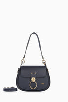 Metal Aksesuarlı Çanta - Lacivert TUGBA