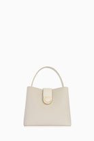 Metal Aksesuarlı Kol Çantası - Bej TUGBA