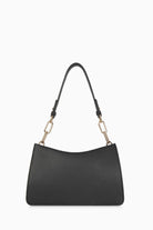 Metal Aksesuarlı Satchel Çanta - Siyah TUGBA