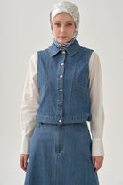 Mini Yelek - İndigo TUGBA