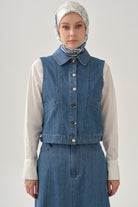 Mini Yelek - İndigo TUGBA