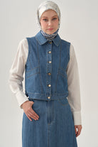 Mini Yelek - İndigo TUGBA