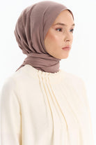 Düz Renk Viskon Şal - Vizon TUGBA