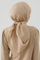 Nevgül Jakar Naturel Eşarp - Bej TUGBA