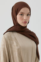 Nevgül Jakar Naturel Şal - Acı Kahve TUGBA