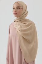 Nevgül Jakar Naturel Şal - Bej TUGBA