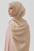 Nevgül Jakar Naturel Şal - Bej TUGBA