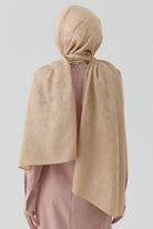 Nevgül Jakar Naturel Şal - Bej TUGBA