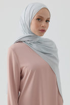 Nevgül Jakar Naturel Şal - Gümüş TUGBA