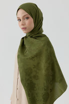 Nevgül Jakar Naturel Şal - Haki TUGBA