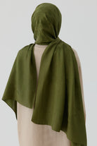 Nevgül Jakar Naturel Şal - Haki TUGBA