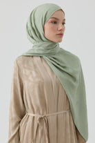 Nevgül Jakar Naturel Şal - Mint TUGBA