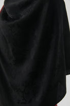 Nevgül Jakar Naturel Şal - Siyah TUGBA