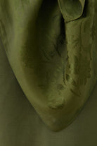 Nevgül Kenar Detaylı Naturel Eşarp - Haki TUGBA