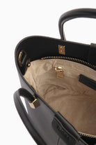 Ortası Dikiş Detaylı Kova Çanta - Siyah TUGBA