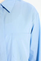 Oversize Cepli Tunik - Açık Mavi TUGBA