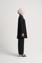 Fleto Cepli Pantolon - Siyah