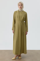 Pantolonlu Giy-Çık Takım - Olive TUGBA