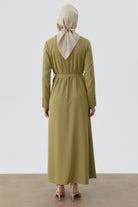 Pantolonlu Giy-Çık Takım - Olive TUGBA