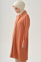 Patı Pile Detaylı Tunik - Tarçın TUGBA