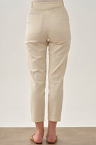 Pens Detaylı Mono Pantolon - Ekru TUGBA