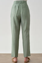 Pile Detaylı Pantolon - Mint TUGBA