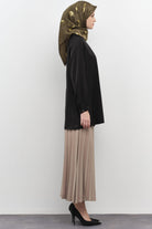 Plisoley Etek - Camel TUGBA