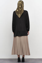 Plisoley Etek - Camel TUGBA