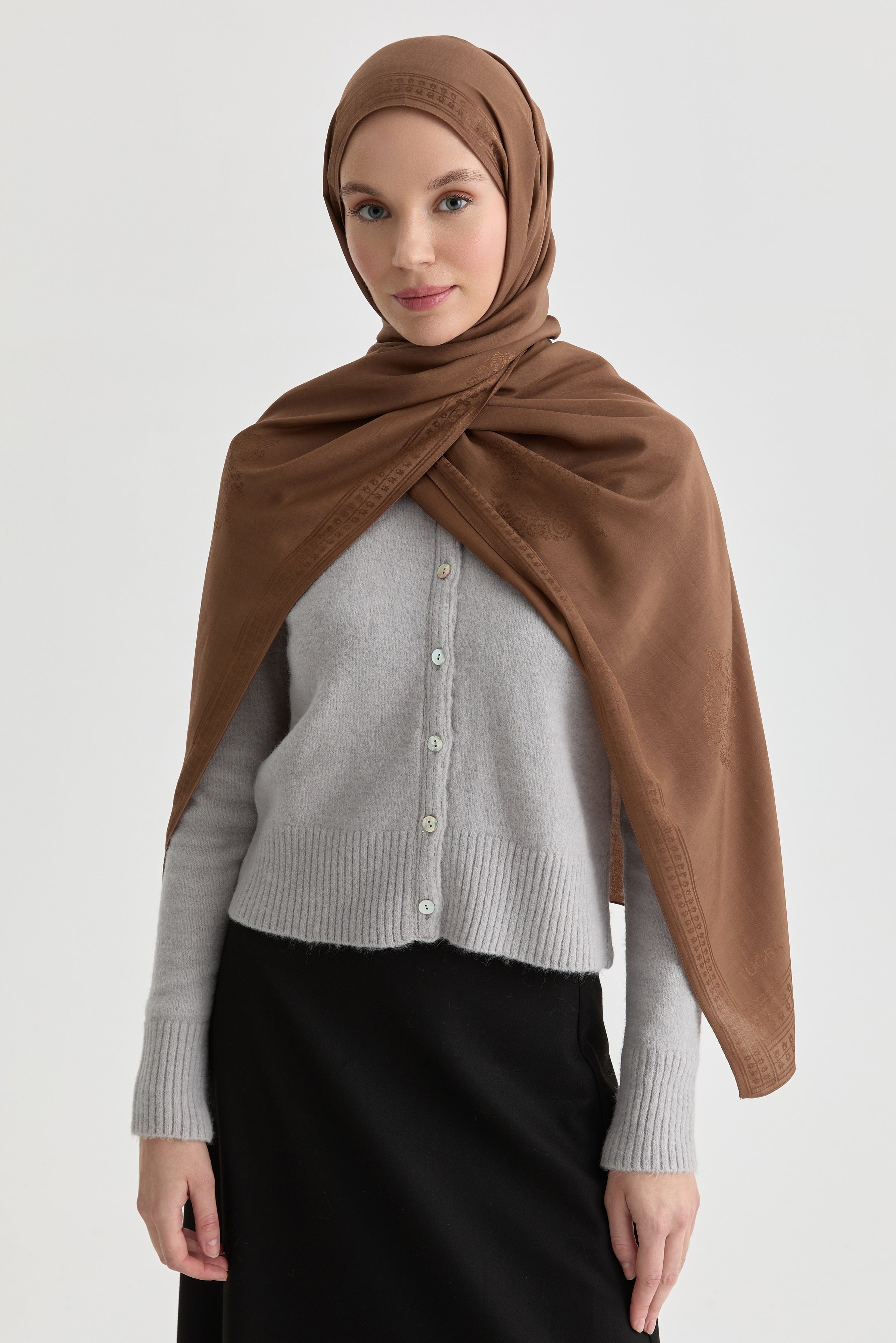 Füruzan Jakar Natural Şal - Camel TUGBA